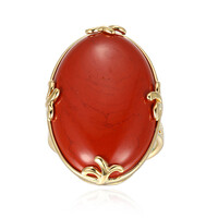 Anillo en plata con Jaspe rojo