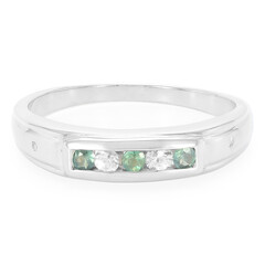 Anillo en plata con Alejandrita de Brasil