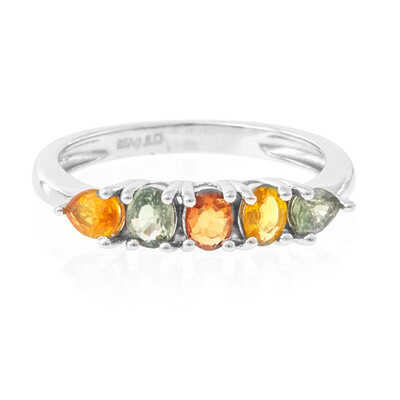 Anillo en plata con Zafiro