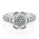Anillo en plata con Diamante fantasía