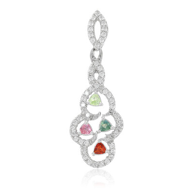 Colgante en plata con Turmalina Paraíba