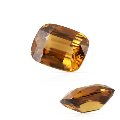Piedra preciosa con Zircón amarillo 12,588 ct