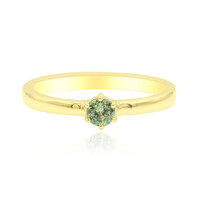 Anillo en oro con Demantoide de Madagascar (John Ferry)