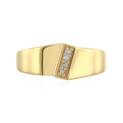Anillo en plata con Diamante I4 (J)