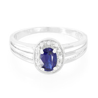 Anillo en plata con Cianita