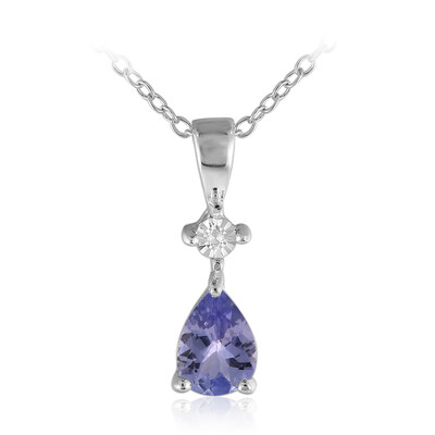 Collar en plata con Tanzanita