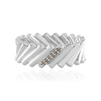 Anillo en plata con Diamante I3 champán (de Melo)