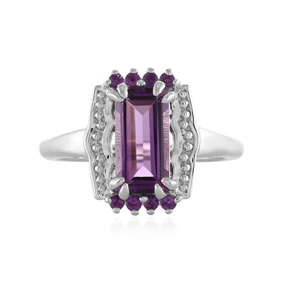 Anillo en plata con Amatista