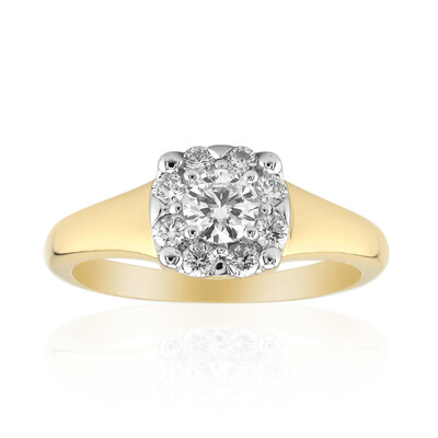 Anillo en oro con Diamante VVS1 (G) (Annette)