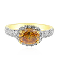 Anillo en oro con Esfalerita