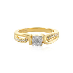 Anillo en plata con Diamante I3 (H)