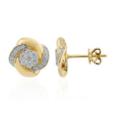 Pendientes en oro con Diamante SI1 (G)