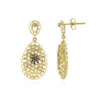 Pendientes en oro con Diamante I4 (J) (Ornaments by de Melo)