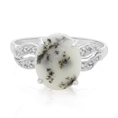 Anillo en plata con Ágata dendrítica