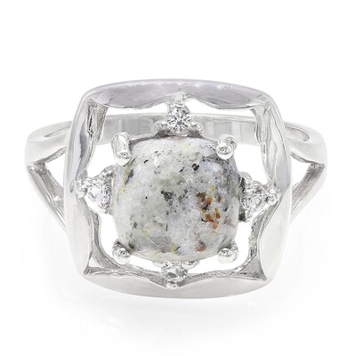 Anillo en plata con Astrofillita