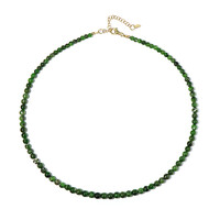 Collar en plata con Diópsido de Rusia
