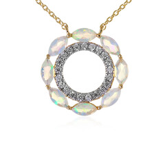 Collar en plata con Ópalo de Welo