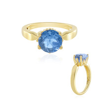 Anillo en plata con Fluorita de color cambiante