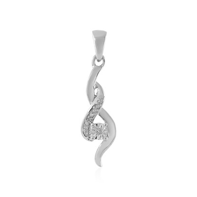 Colgante en plata con Diamante I2 (H)