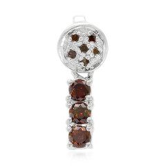 Colgante en plata con Diamante fantasía