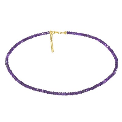 Collar en plata con Amatista