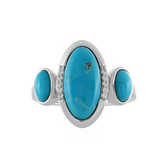 Anillo en plata con Turquesa