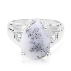 Anillo en plata con Ágata dendrítica