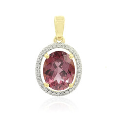 Colgante en oro con Turmalina rosa (Tenner Diniz)