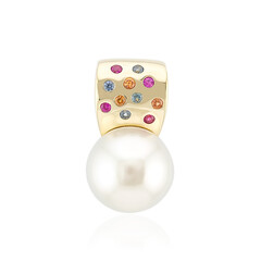 Colgante en oro con Perla blanca del mar del sur (Michelle Albala)