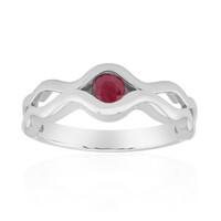 Anillo en plata con Rubí de Birmania (Pallanova)