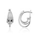 Pendientes en platino con Diamante limpio a lupa F (LUCENT DIAMONDS)