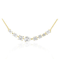 Collar en plata con Topacio blanco
