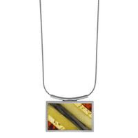 Collar en plata con Ámbar báltico