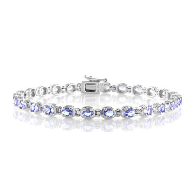Brazalete en plata con Tanzanita