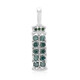 Colgante en plata con Diamante fantasía