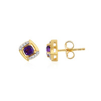 Pendientes en plata con Amatista