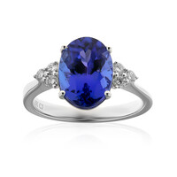 Anillo en oro con Tanzanita AAA (CIRARI)