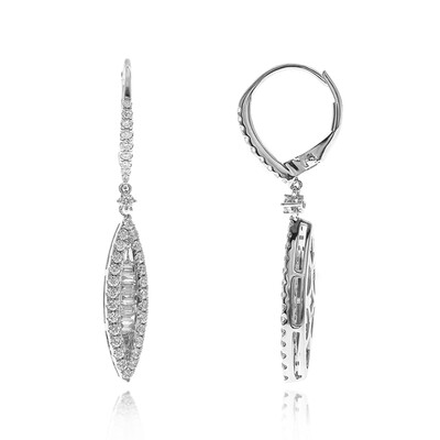 Pendientes en oro con Diamante SI2 (H) (CIRARI)