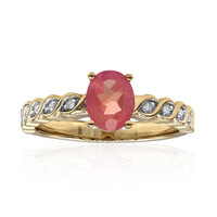 Anillo en oro con Pezzottaita