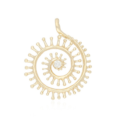 Colgante en oro con Diamante PK (H)