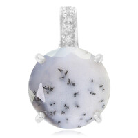 Colgante en plata con Ágata dendrítica