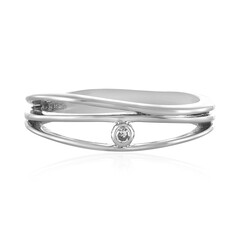Anillo en plata con Diamante I4 (J)