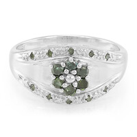 Anillo en plata con Diamante fantasía