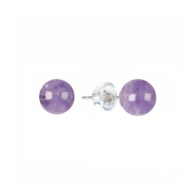 Pendientes en plata con Amatista