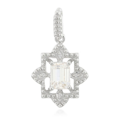 Colgante en plata con Cuncita amarillo canario