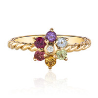 Anillo en plata con Amatista