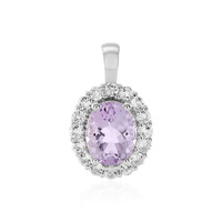 Colgante en plata con Amatista Rosa de Francia