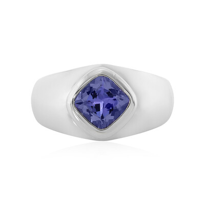 Anillo en plata con Tanzanita