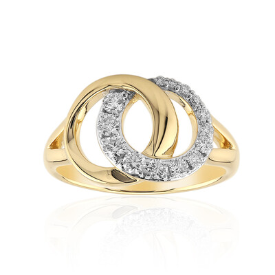 Anillo en oro con Diamante IF (D) (Annette)
