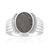Anillo en plata con Meteorito Aletai